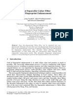 Fast Separable Gabor Filter for Fingerprint Enhancement