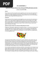 Application of Graph Coloring in Map Coloring and GSM Mobile Phone Networks