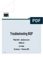 Troubleshooting BGP Cisco