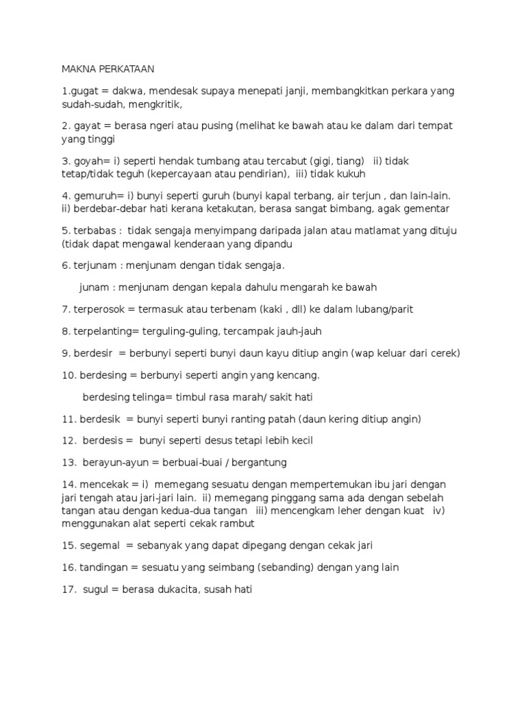 Maksud Perkataan Putih Hati