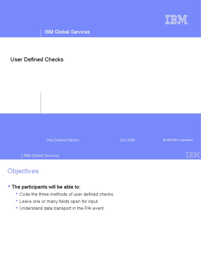 Chapter-07 UserDefinedChecks | PDF | Logic | Areas Of Computer Science