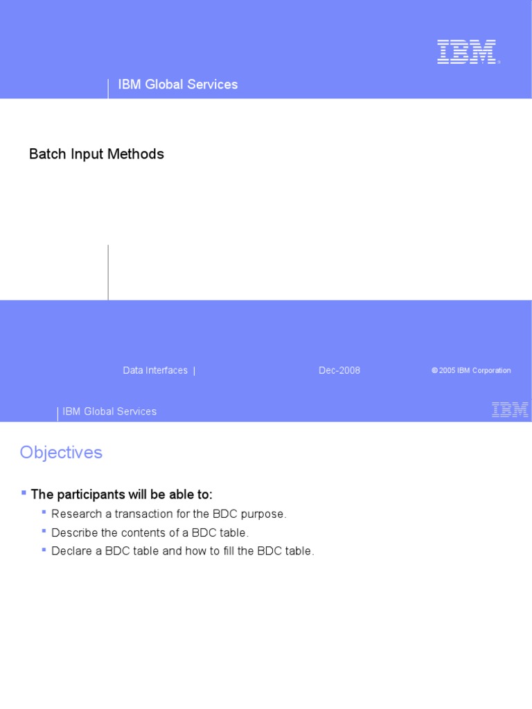 Chapter 04 - Batch Input Methods | PDF | Computer Engineering | Digital ...