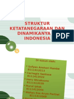 Struktur Ketatanegaraan Dan Dinamikanya Di Indonesia