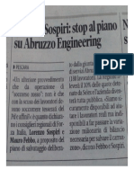 Febbo e Sospiri: Stop Al Piano Su Abruzzo Engineering