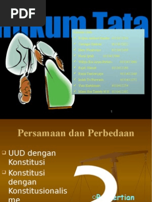 Persamaan Dan Perbedaan Uud Dan Konstitusi