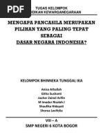 Download Mengapa Pancasila Merupakan Pilihan Yang Paling Tepat Sebagai Dasar Negara Indonesia by JauharZainalArifin SN264626616 doc pdf