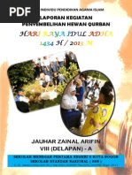 Download Laporan Kegiatan Penyembelihan Hewan Qurban Hari Raya Idul Adha 1434 H2013 M by JauharZainalArifin SN264626618 doc pdf