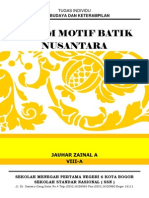 Download Ragam Motif Batik Nusantara by JauharZainalArifin SN264627723 doc pdf