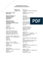 Bibliografia Estadistica I-2015