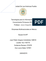 Empresas Multinacionales en Mèxico GUAP