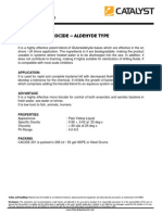 Cacide 201 - Biocide - Aldehyde Type: Application