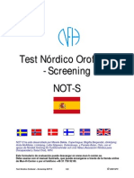 Test Nordico Orofacial