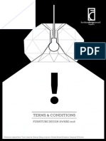 Furniture Design Award (2016) Terms & Conditions