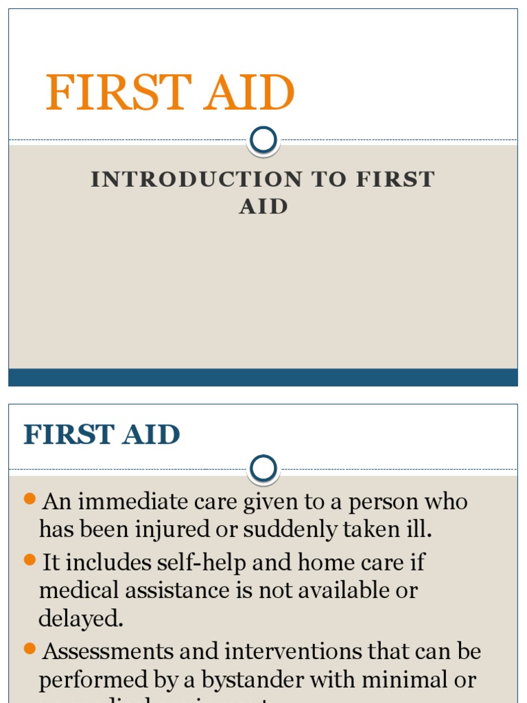First Aid | PDF