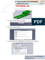 Tutorial 02 SOLID WORKS