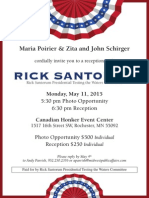 Rick Santorum: Maria Poirier & Zita and John Schirger
