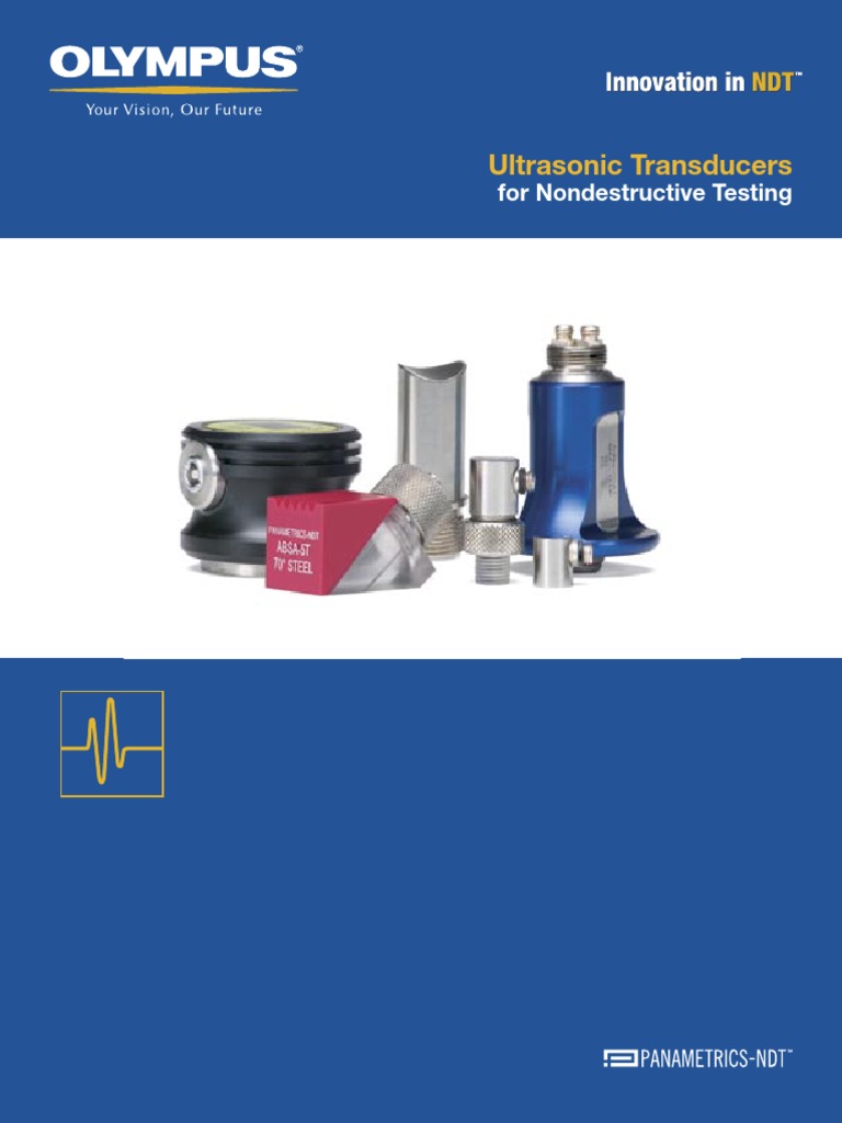 Ultrasonic Transducer Catalog | PDF | Nondestructive Testing | Ultrasound