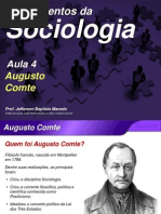 Sociologia Aula4 Augusto Comte