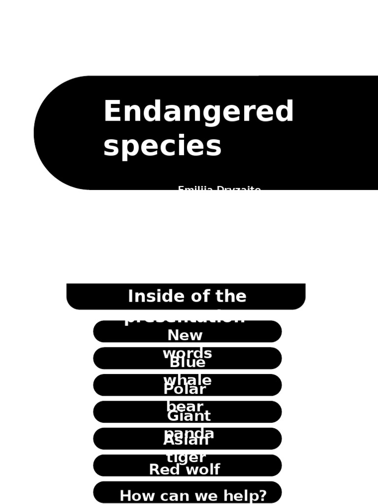 Endangered Species Awareness Guide | PDF