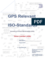13-08-26 List of GPS Relevant ISO-Standards - August 2013 - Edition 25 - Issue Number Order