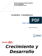 Economia Y Desarrollo: Universidad Privada Antenor Orrego Facultad de Ingenieria Escuela de Ingenieria Civil