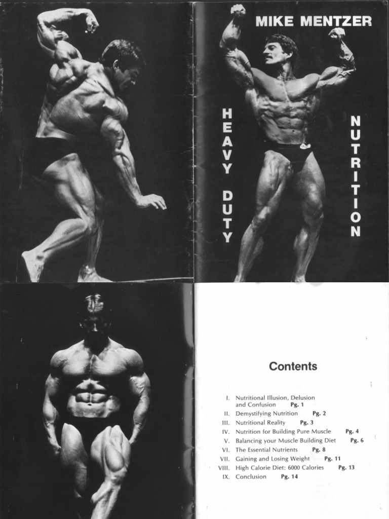 Mike Mentzer Heavy Duty Nutrition Bodybuilding