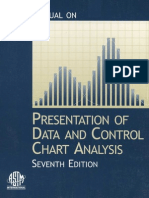 ASTM Committee E-11 on Quality and Statistics Manual on Presentation of Data and Control Chart Analysis, 7th Edition 2002