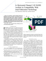 Highly Scalable Horizontal Channel 3-D NAND Memory Excellent in Compatibility With Conventional Fabrication Technology