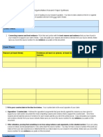 Argumentative Research Paper Synthesis