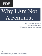Download Why Im Not a Feminist by Cishet SN264665434 doc pdf
