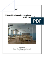 Summary of - VRay-like Interior Renders With Mental Ray