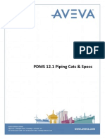PDMS 12.1 Piping Cats & Specs
