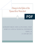 Land Use-Change in The Ejidos of The Tijuana River Watershed