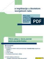 Prakticne Implikacije U Skolskom Socijalnom Radu