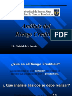 Analisis Del Riesgo Crediticio