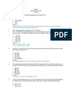 FIN331 2010 Extra Credit 2 Problems 101209