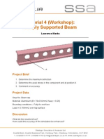 Abaqus Tutorial 4 Workshop I Beam