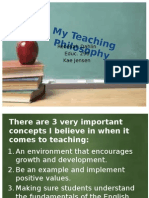 My Teaching Philosophy Visual