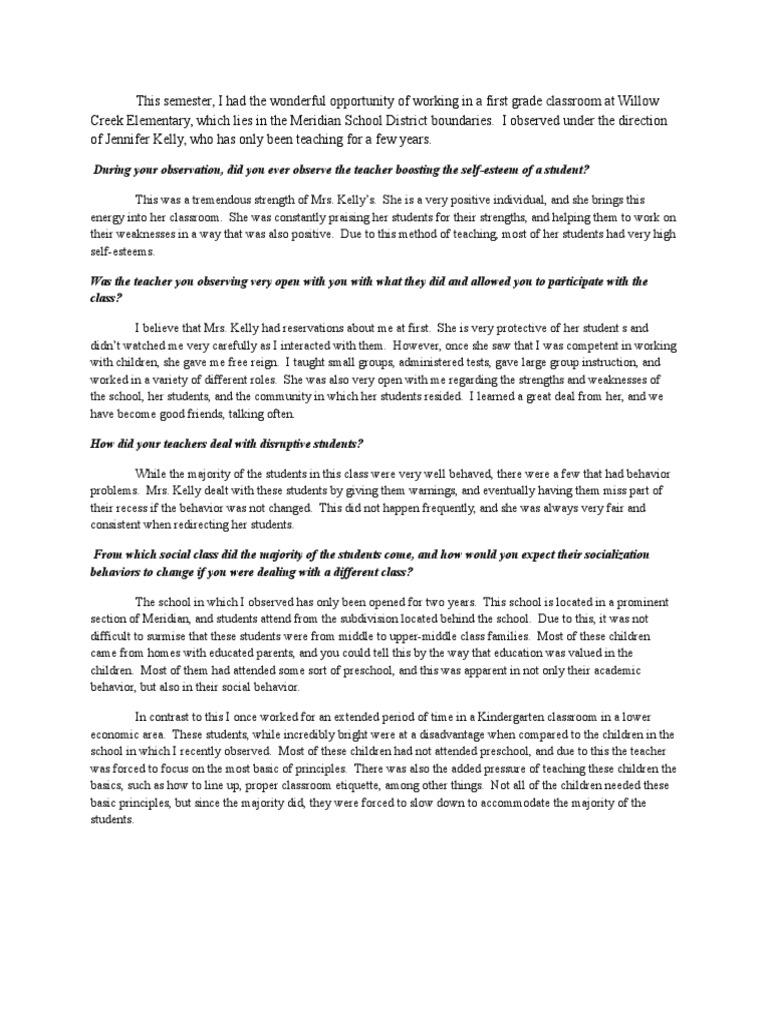 How to Write an Observation Essay: Example and Tips | blogger.com