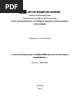 Avaliação de Segurança Em Redes WiMAX Para Uso Em Operações Aéreas Militares