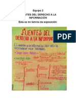 EXPOSICION: Fuentes Del Derecho A La Información.