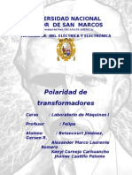  Polaridad de Transformadores Monofasicos