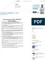 Apostila - Historia - MT - Apostila para Estudos Sobre História de Mata Grosso - PDF