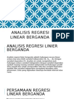 Analisis Regresi Linear Berganda