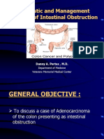 Colonic Cancer. Presentation.. Docdani - PH