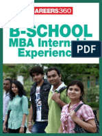 MBA Internship Experiences