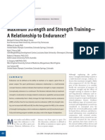 Maximum Strength and Strength Training