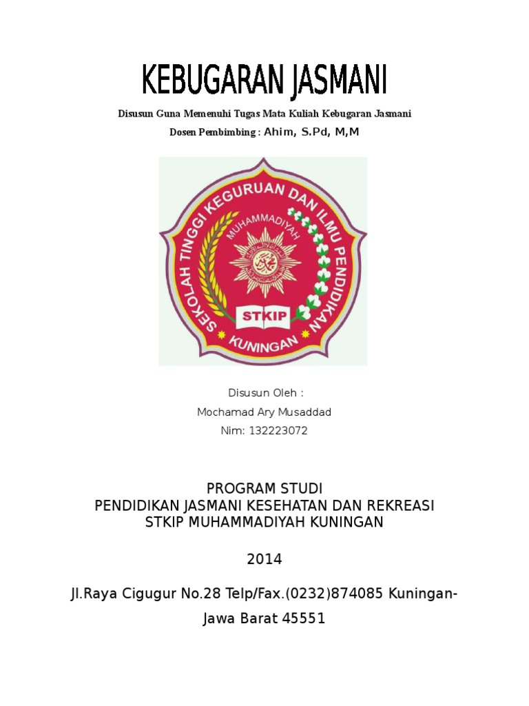 Makalah Kebugaran Jasmani