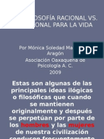 Filosofía racional vs irracional