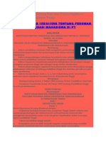 SK MENDIKNAS Tentang Pedoman Umum Organisasi Mahasiswa DI Perguruan Tinggi